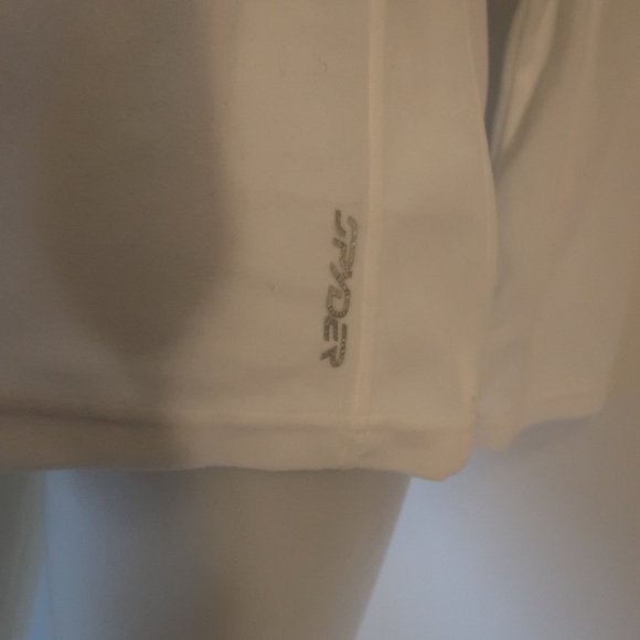 Womens Spyder White 1/4 Zip Fleece Pullover Jacket 16 * - Picture 7 of 10